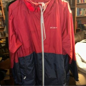 Columbia Two-Tone Red and Navy Jacket